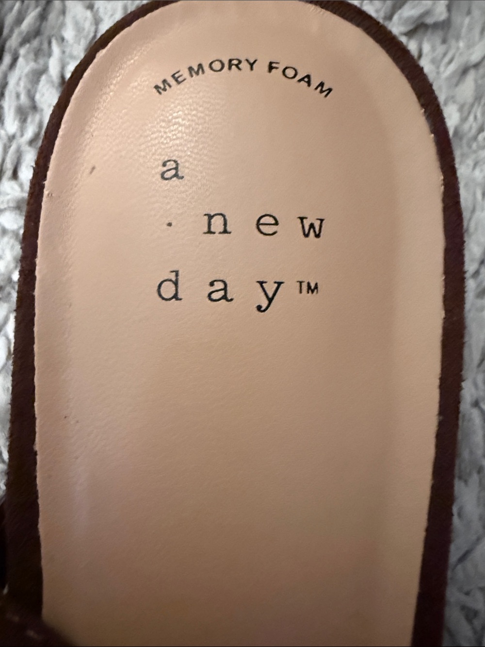 NWT a new day Pointed Toe Strappy Slingback Flats FALL balletcore feminine cozy - Picture 2 of 9